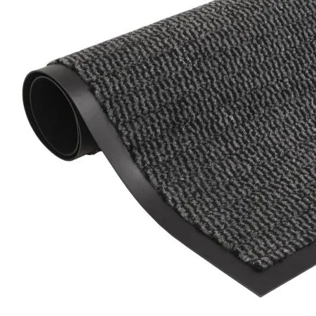 Alfombra de entrada rectangular de nudo 60x90 cm antracita de vidaXL, Felpudos - Ref: Foro24-132706, Precio: 22,75 €, Descuen...