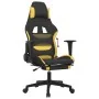 Gaming chair with yellow and black fabric footrest by vidaXL, Gaming chairs - Ref: Foro24-3143746, Price: 120,93 €, Discount: %