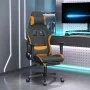 Gaming chair with black and orange fabric footrest by vidaXL, Gaming chairs - Ref: Foro24-3143747, Price: 120,81 €, Discount: %