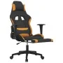 Gaming chair with black and orange fabric footrest by vidaXL, Gaming chairs - Ref: Foro24-3143747, Price: 120,81 €, Discount: %
