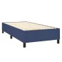 Box spring bed with blue fabric mattress 90x190 cm by vidaXL, Beds and slatted bases - Ref: Foro24-3136563, Price: 363,00 €, ...