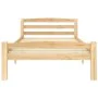 Estructura de cama de madera maciza de pino 90x200 cm de vidaXL, Camas y somieres - Ref: Foro24-322061, Precio: 106,52 €, Des...