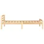 Estructura de cama de madera maciza de pino 90x200 cm de vidaXL, Camas y somieres - Ref: Foro24-322061, Precio: 106,52 €, Des...