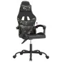 Silla gaming cuero sintético negro y camuflaje de vidaXL, Sillones para videojuegos - Ref: Foro24-3143853, Precio: 108,86 €, ...
