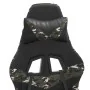 Silla gaming cuero sintético negro y camuflaje de vidaXL, Sillones para videojuegos - Ref: Foro24-3143853, Precio: 108,86 €, ...