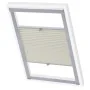 Persiana plisada crema S08/608 de vidaXL, Persianas y estores - Ref: Foro24-131330, Precio: 34,70 €, Descuento: %