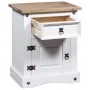 Mesita de noche Corona Range pino mexicano blanco 53x39x66 cm de vidaXL, Mesitas de noche - Ref: Foro24-282618, Precio: 80,07...