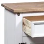 Mesita de noche Corona Range pino mexicano blanco 53x39x66 cm de vidaXL, Mesitas de noche - Ref: Foro24-282618, Precio: 80,07...