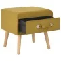 Nightstands 2 units 40x35x40 cm mustard velvet by vidaXL, Nightstands - Ref: Foro24-276383, Price: 100,61 €, Discount: %