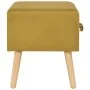 Nightstands 2 units 40x35x40 cm mustard velvet by vidaXL, Nightstands - Ref: Foro24-276383, Price: 100,61 €, Discount: %