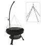 ProGarden Brasero con barbacoa VAGGAN 60 cm de ProGarden, Chimeneas - Ref: Foro24-446779, Precio: 178,06 €, Descuento: %