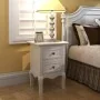 Mesitas de noche 4 unidades con 2 cajones MDF blancas de vidaXL, Mesitas de noche - Ref: Foro24-276039, Precio: 382,94 €, Des...
