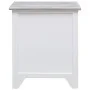 Mesita de noche madera de Paulownia blanco 38x28x45 cm de vidaXL, Mesitas de noche - Ref: Foro24-284060, Precio: 66,54 €, Des...