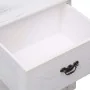 Mesita de noche madera de Paulownia blanco 38x28x45 cm de vidaXL, Mesitas de noche - Ref: Foro24-284060, Precio: 66,54 €, Des...