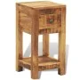 Mesita de noche con 1 cajón de macera maciza de mango de vidaXL, Mesitas de noche - Ref: Foro24-241090, Precio: 137,77 €, Des...