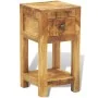 Mesita de noche con 1 cajón de macera maciza de mango de vidaXL, Mesitas de noche - Ref: Foro24-241090, Precio: 137,77 €, Des...