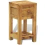 Mesita de noche con 1 cajón de macera maciza de mango de vidaXL, Mesitas de noche - Ref: Foro24-241090, Precio: 137,77 €, Des...