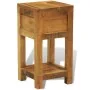 Mesita de noche con 1 cajón de macera maciza de mango de vidaXL, Mesitas de noche - Ref: Foro24-241090, Precio: 137,77 €, Des...