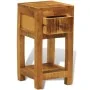 Mesita de noche con 1 cajón de macera maciza de mango de vidaXL, Mesitas de noche - Ref: Foro24-241090, Precio: 137,77 €, Des...