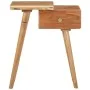 Mesita de noche de madera maciza de acacia 45x32x55 cm de vidaXL, Mesitas de noche - Ref: Foro24-245662, Precio: 107,02 €, De...