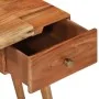 Mesita de noche de madera maciza de acacia 45x32x55 cm de vidaXL, Mesitas de noche - Ref: Foro24-245662, Precio: 107,02 €, De...