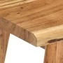 Mesita de noche de madera maciza de acacia 45x32x55 cm de vidaXL, Mesitas de noche - Ref: Foro24-245662, Precio: 107,02 €, De...