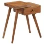 Mesita de noche de madera maciza de acacia 45x32x55 cm de vidaXL, Mesitas de noche - Ref: Foro24-245662, Precio: 107,02 €, De...