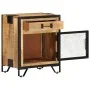 Nachttisch aus massivem, unbehandeltem Mangoholz, 43 x 30 x 51 cm von vidaXL, Nachttische - Ref: Foro24-285892, Preis: 128,45...