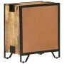 Nachttisch aus massivem, unbehandeltem Mangoholz, 43 x 30 x 51 cm von vidaXL, Nachttische - Ref: Foro24-285892, Preis: 128,45...