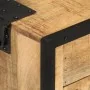 Nachttisch aus massivem, unbehandeltem Mangoholz, 43 x 30 x 51 cm von vidaXL, Nachttische - Ref: Foro24-285892, Preis: 128,45...