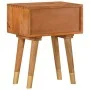 Mesita de noche de madera maciza de mango 43x30x58 cm de vidaXL, Mesitas de noche - Ref: Foro24-285853, Precio: 82,86 €, Desc...