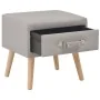 Mesitas de noche 2 unidades 40x35x40 cm tela gris de vidaXL, Mesitas de noche - Ref: Foro24-276378, Precio: 106,54 €, Descuen...