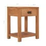 Mesita de noche de madera maciza de teca 35x35x50 cm de vidaXL, Mesitas de noche - Ref: Foro24-287231, Precio: 114,42 €, Desc...