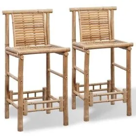 Taburetes de cocina 2 unidades bambú de vidaXL, Taburetes de cocina - Ref: Foro24-242494, Precio: 165,12 €, Descuento: %