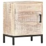 Mesita de noche de madera maciza de acacia 40x30x50 cm de vidaXL, Mesitas de noche - Ref: Foro24-287330, Precio: 91,67 €, Des...