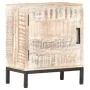 Mesita de noche de madera maciza de acacia 40x30x50 cm de vidaXL, Mesitas de noche - Ref: Foro24-287330, Precio: 91,67 €, Des...