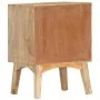 Mesita de noche de madera maciza de mango 40x35x55 cm de vidaXL, Mesitas de noche - Ref: Foro24-286464, Precio: 130,92 €, Des...