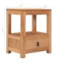 Mesita de noche de madera maciza de mango 40x30x50 cm de vidaXL, Mesitas de noche - Ref: Foro24-287228, Precio: 106,42 €, Des...