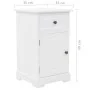 Mesita de noche MDF y madera de pino 35x32x59 cm de vidaXL, Mesitas de noche - Ref: Foro24-245757, Precio: 88,96 €, Descuento: %