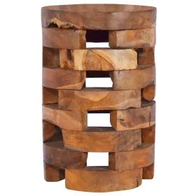Mesita de noche de madera maciza de teca 30x30x45 cm de vidaXL, Mesitas de noche - Ref: Foro24-288808, Precio: 119,19 €, Desc...