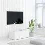 Weißer TV-Schrank aus Sperrholz, 80 x 34 x 30 cm von vidaXL, TV-Möbel - Ref: Foro24-801859, Preis: 59,99 €, Rabatt: %