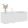 Weißer TV-Schrank aus Sperrholz, 80 x 34 x 30 cm von vidaXL, TV-Möbel - Ref: Foro24-801859, Preis: 59,99 €, Rabatt: %