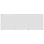 Weißer TV-Schrank aus Sperrholz, 80 x 34 x 30 cm von vidaXL, TV-Möbel - Ref: Foro24-801859, Preis: 59,99 €, Rabatt: %