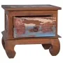 Mesita de noche de madera reciclada de teca 45x35x40 cm de vidaXL, Mesitas de noche - Ref: Foro24-289056, Precio: 92,23 €, De...