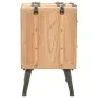 Mesita de noche madera maciza de abeto 50x35x57 cm de vidaXL, Mesitas de noche - Ref: Foro24-245771, Precio: 122,86 €, Descue...