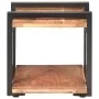 Mesita de noche de madera maciza de acacia 50x40x40 cm de vidaXL, Mesitas de noche - Ref: Foro24-320492, Precio: 71,09 €, Des...