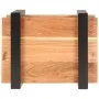 Mesita de noche de madera maciza de acacia 50x40x40 cm de vidaXL, Mesitas de noche - Ref: Foro24-320492, Precio: 71,09 €, Des...