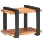 Mesita de noche de madera maciza de acacia 50x40x40 cm de vidaXL, Mesitas de noche - Ref: Foro24-320492, Precio: 71,09 €, Des...