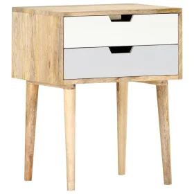 Mesita de noche de madera maciza de mango 47x35x59 cm de vidaXL, Mesitas de noche - Ref: Foro24-286481, Precio: 75,49 €, Desc...