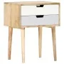 Mesita de noche de madera maciza de mango 47x35x59 cm de vidaXL, Mesitas de noche - Ref: Foro24-286481, Precio: 75,49 €, Desc...